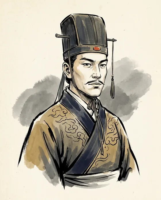 Portrait of Jiang Chong