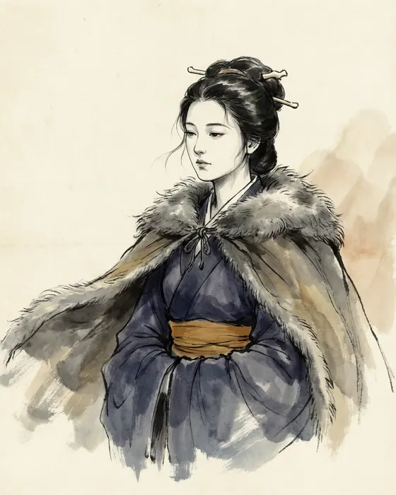 Portrait of Wang Zhaojun