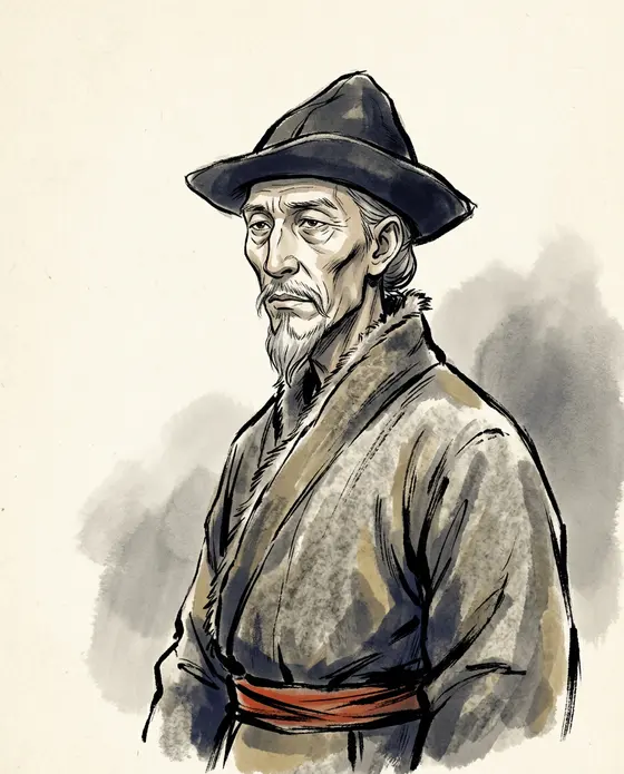 Portrait of Zhizhi Chanyu