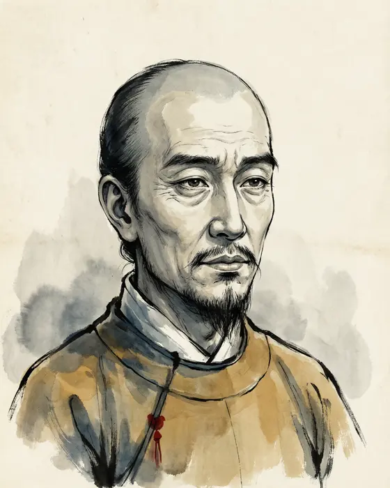 Portrait of Zhou Fang