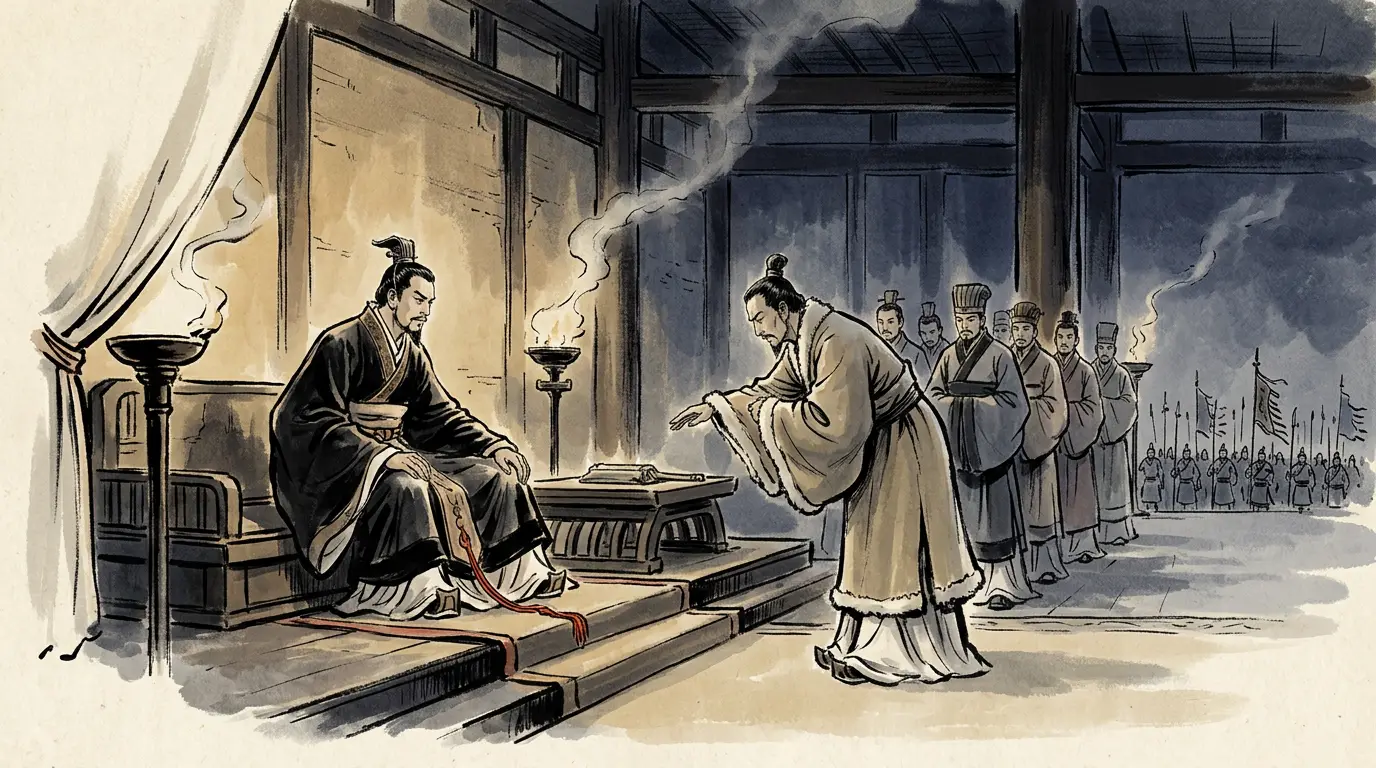 Panel 11: The empire now had to do something about a frontier it could be raided across at will. The answer the court took was that it could not be fought, and could not be argued with either.